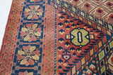 Antique Mohtasham Kashan Rug 4'7'' x 7'0''