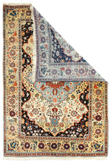 Antique Kashan Rug 4'6'' x 6'3''