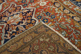 Antique Mohtasham Kashan Rug 4'4'' x 6'8''