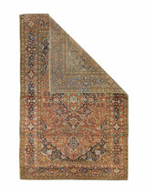 Antique Mohtasham Kashan Rug 4'4'' x 6'8''