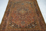 Antique Mohtasham Kashan Rug 4'4'' x 6'8''