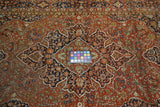 Antique Mohtasham Kashan Rug 4'4'' x 6'8''