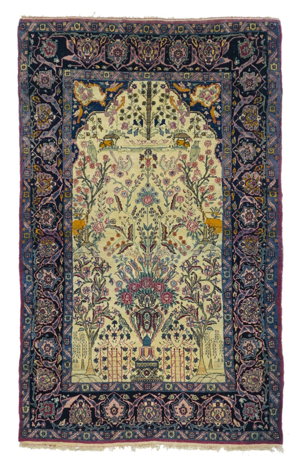 Antique Tehran Rug 4'4'' x 7'