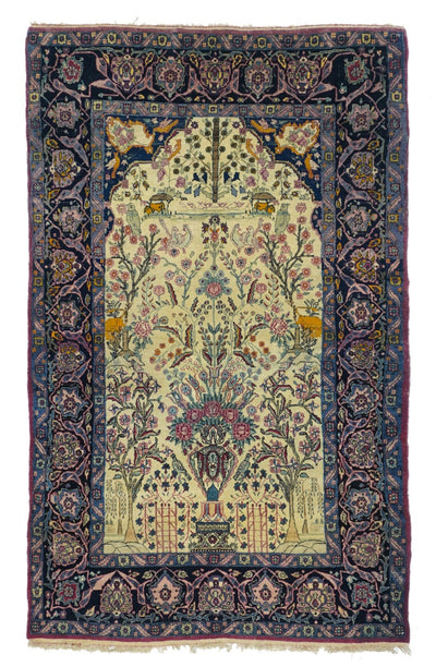 Antique Tehran Rug 4'4'' x 7'0
