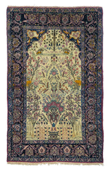 Antique Tehran Rug 4'4'' x 7'