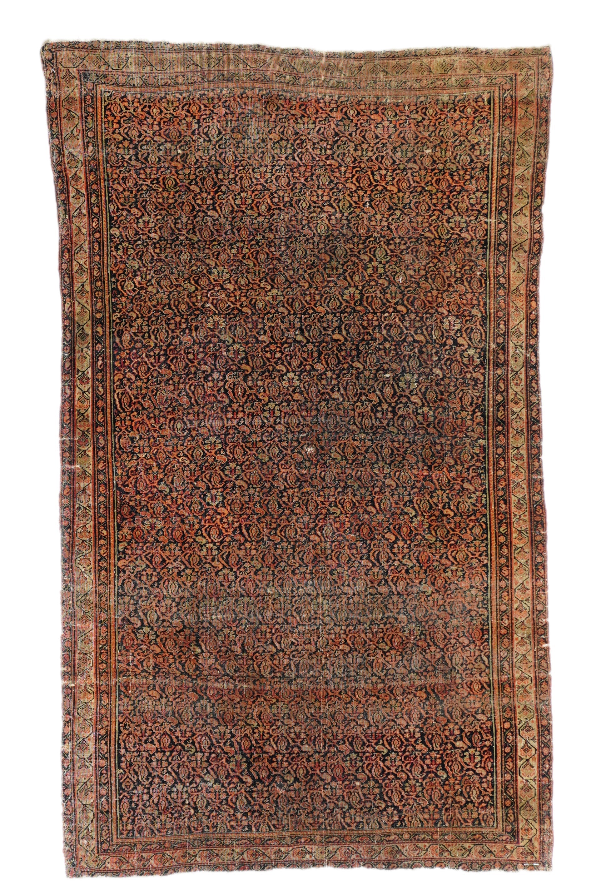 Antique  Farahan Sarouk Rug 3' 5" x 5' 10"