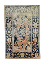 Antique  Kashan Rug 4'1'' x 6'3''
