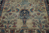 Antique Fine Mohtasham Kashan Rug 5'5" x 8' 8''