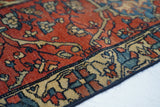 Antique Fine Mohtasham Kashan Rug 5'5" x 8' 8''