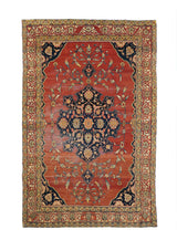Antique Sarouk Rug 4'2'' x 6'6''