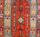Antique Moroccan Wool Rug 6' 4'' x 13' 1''