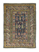 Antique Kuba Rug 3'4'' x 4'8''