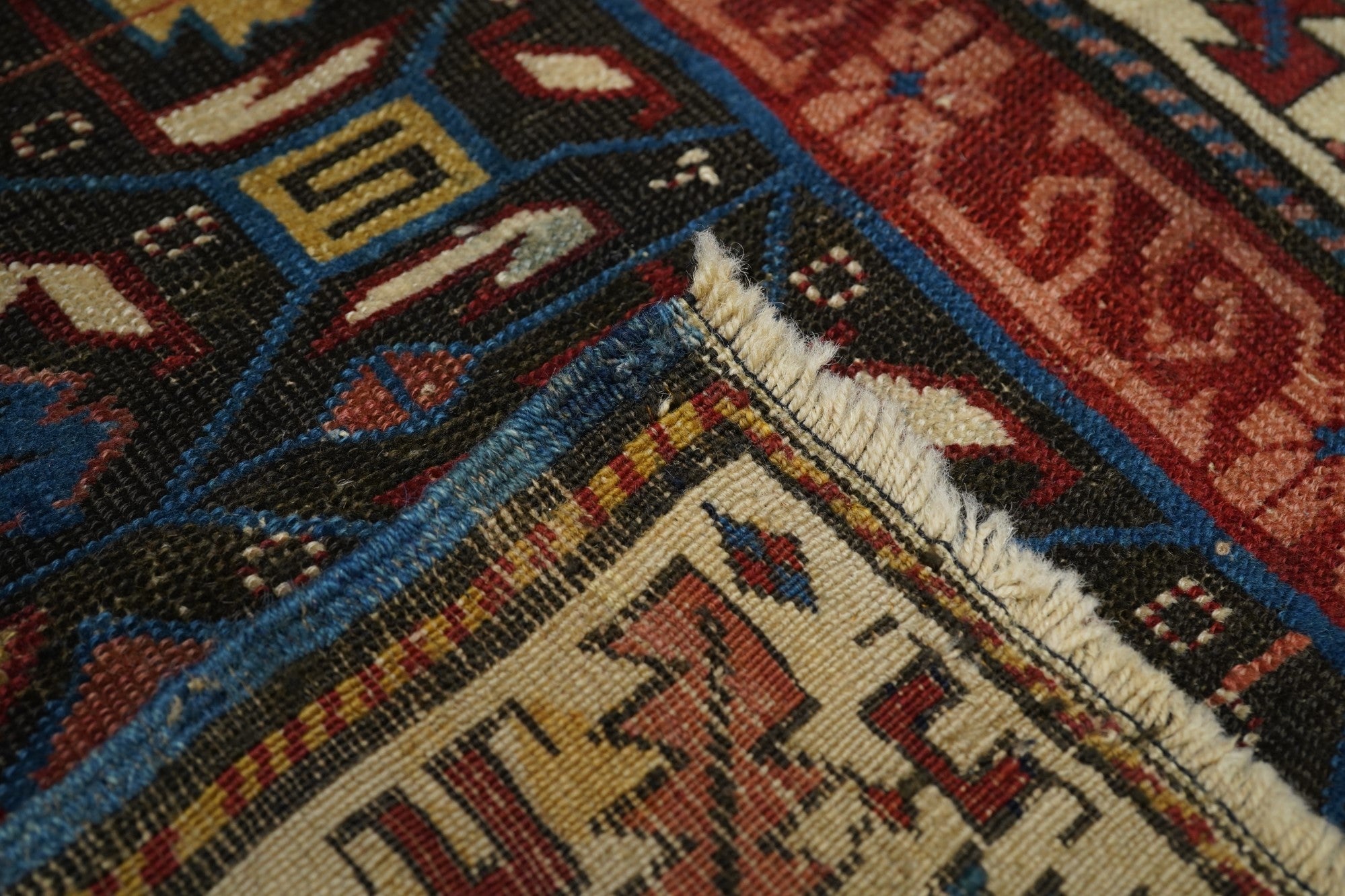 Antique Kuba Rug 2'10'' x 4'5''