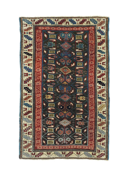 Antique Kuba Rug 2'10'' x 4'5''