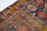 Antique Caucasian Kuba Rug 3'9'' x 6'3''