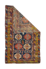 Antique Caucasian Kuba Rug 3'9'' x 6'3''