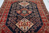 Antique Qashqai Rug 3'10'' x 5'0"