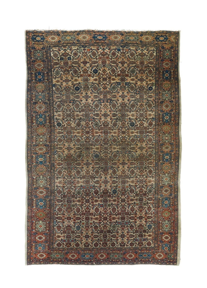 Antique Farahan Sarouk Rug 4'7'' x 6'10''
