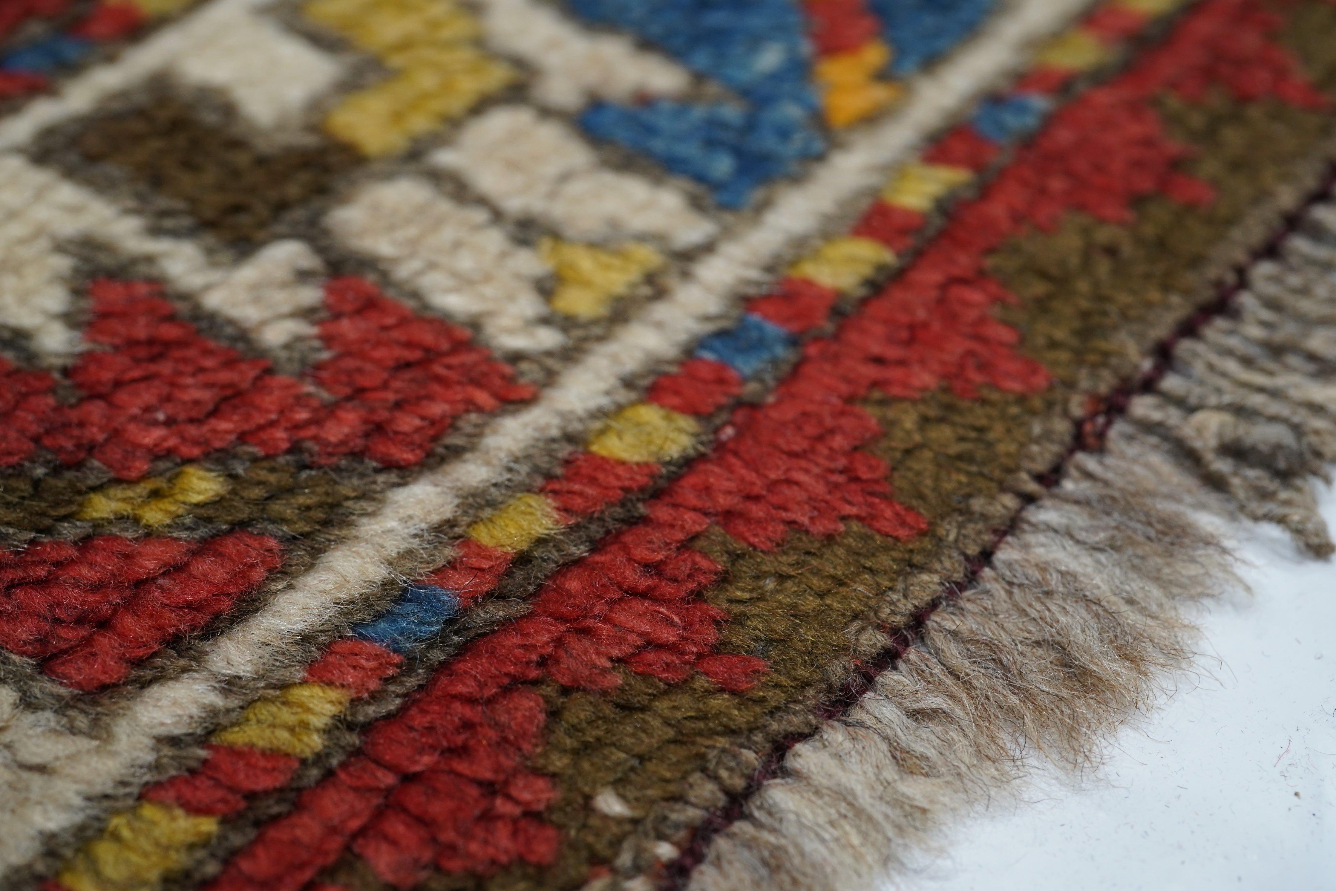 Antique Caucasian Kazak Rug 4'1'' x 5'8''