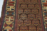 Antique Caucasian Kazak Runner 3'6'' x 10'9''