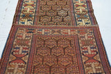 Antique Caucasian Kazak Runner 3'6'' x 10'9''