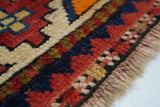 Antique Caucasian Kazak Rug 3'10'' x 9'5''