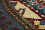 Antique Caucasian Ganje Kazak Rug 3'11'' x 6'9''