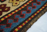 Antique Caucasian Ganje Kazak Rug 3'11'' x 6'9''