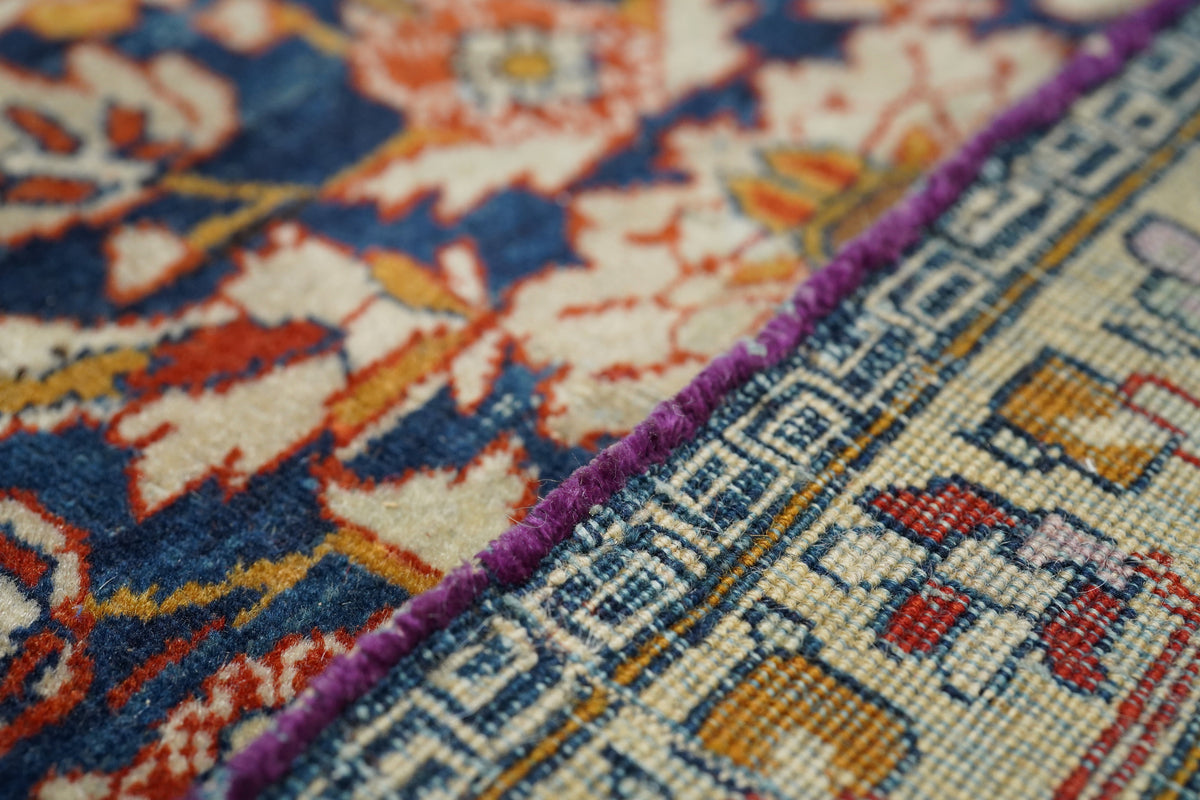 Antique Mohtashem Kashan Rug 4'2'' x 6'8"