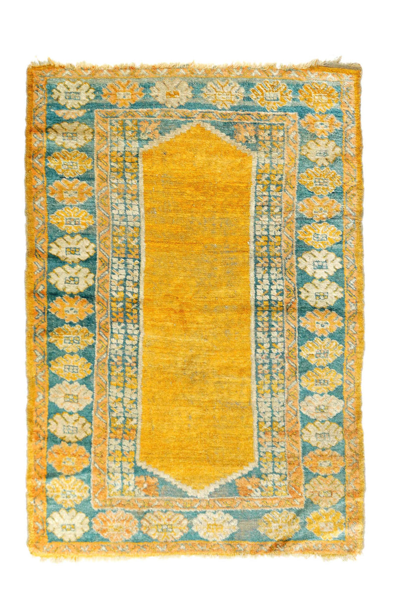 Antique Oushak Rug 3'3'' x 5'0