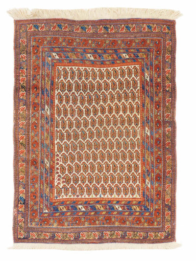 Antique  Tribal Afshar Rug 3'2'' x 4'2''