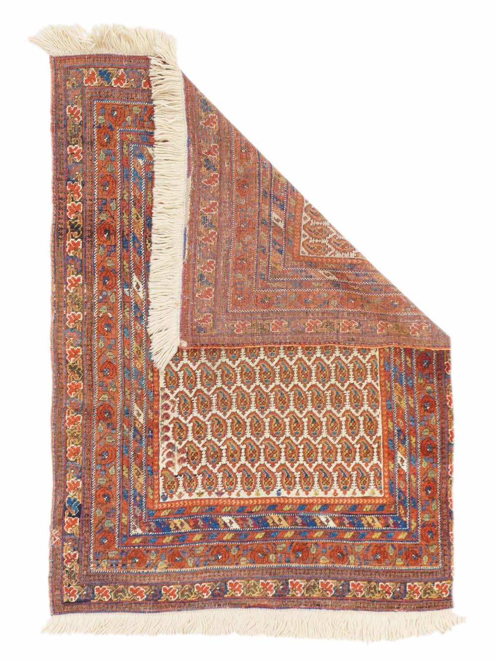 Antique  Tribal Afshar Rug 3'2'' x 4'2''