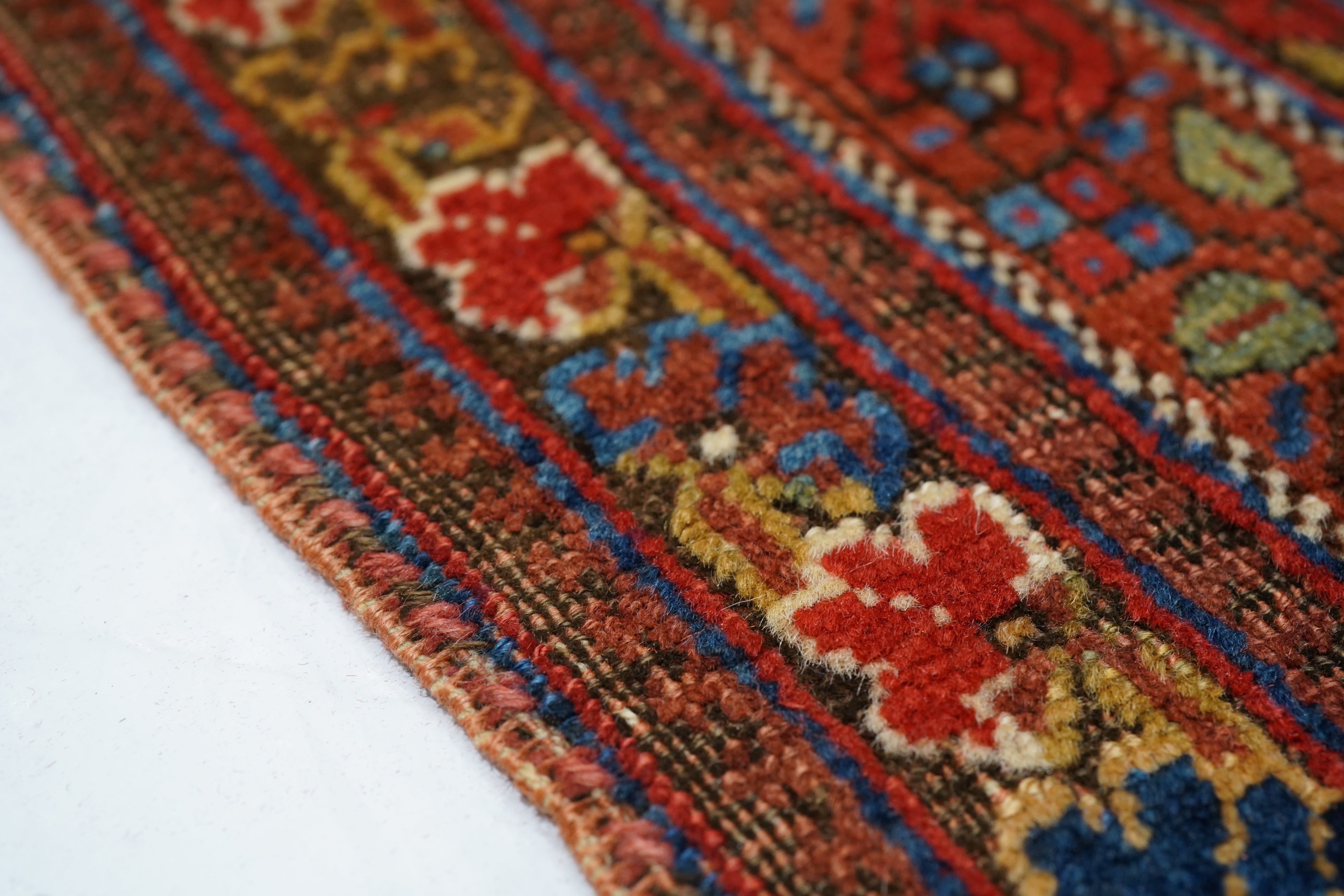 Antique  Tribal Afshar Rug 3'2'' x 4'2''