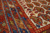Antique  Tribal Afshar Rug 3'2'' x 4'2''
