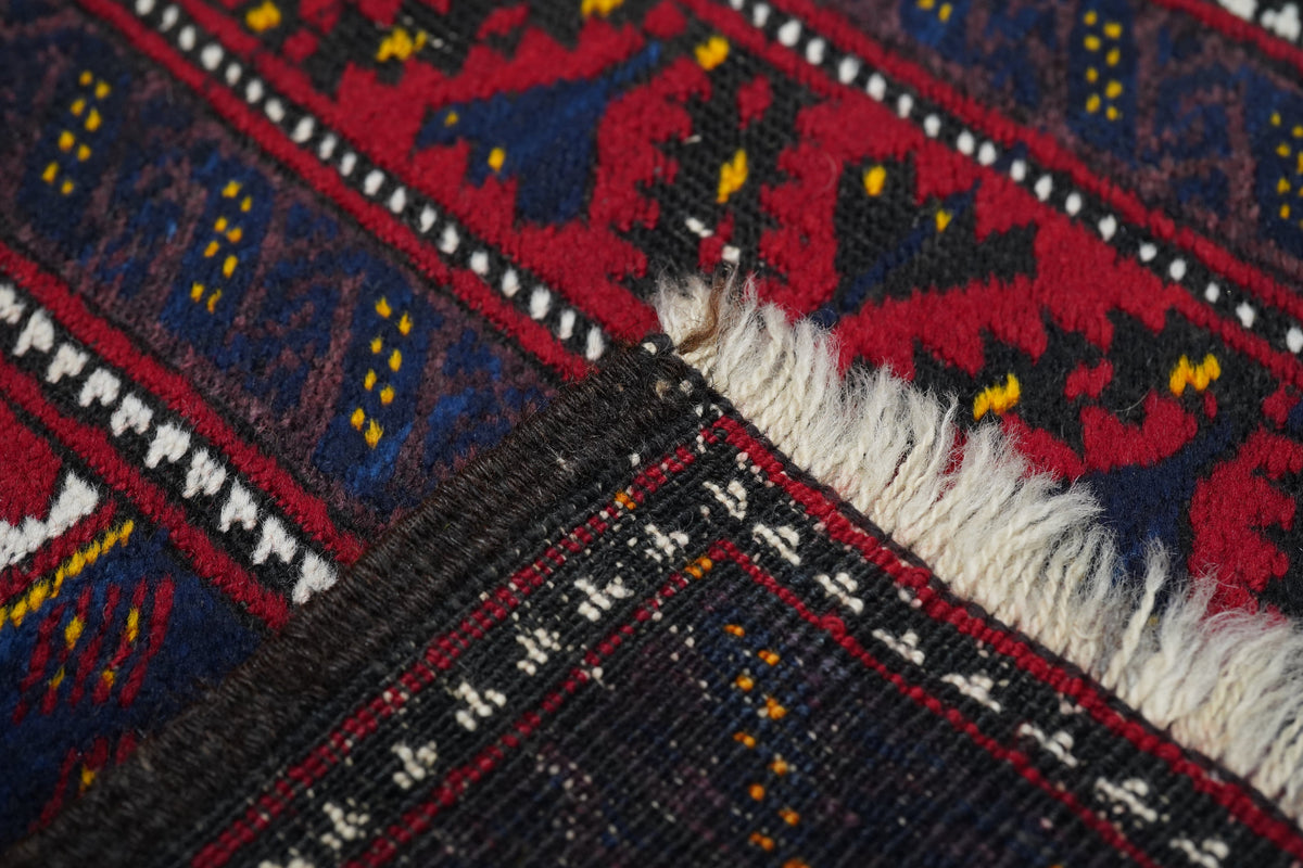 Vintage Baluch Rug 3'5'' x 6'3''