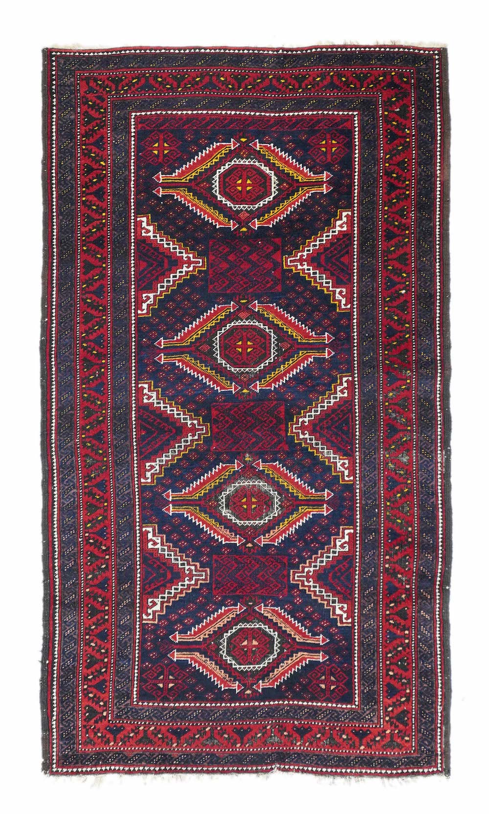 Vintage Balouch Rug 3'5'' x 6'3''