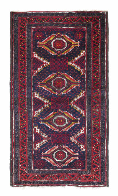 Vintage Baluch Rug 3'5'' x 6'3''