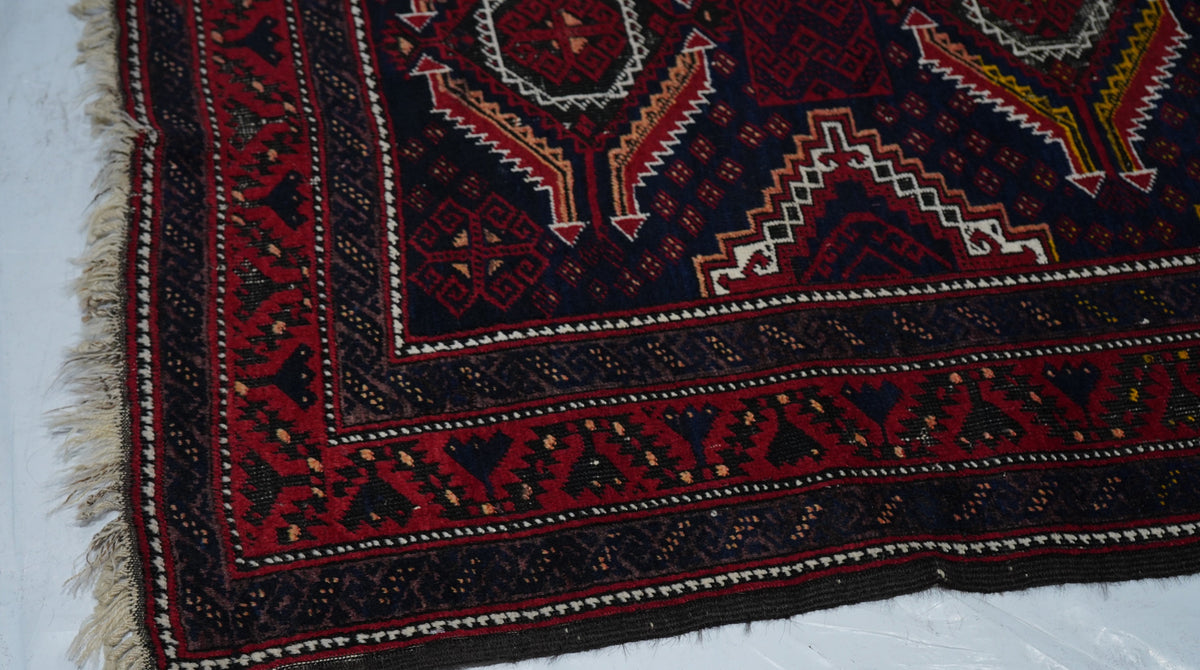 Vintage Baluch Rug 3'5'' x 6'3''