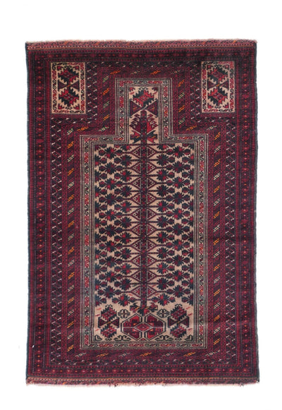 Vintage Baluch Rug 3'2'' x 4'9''