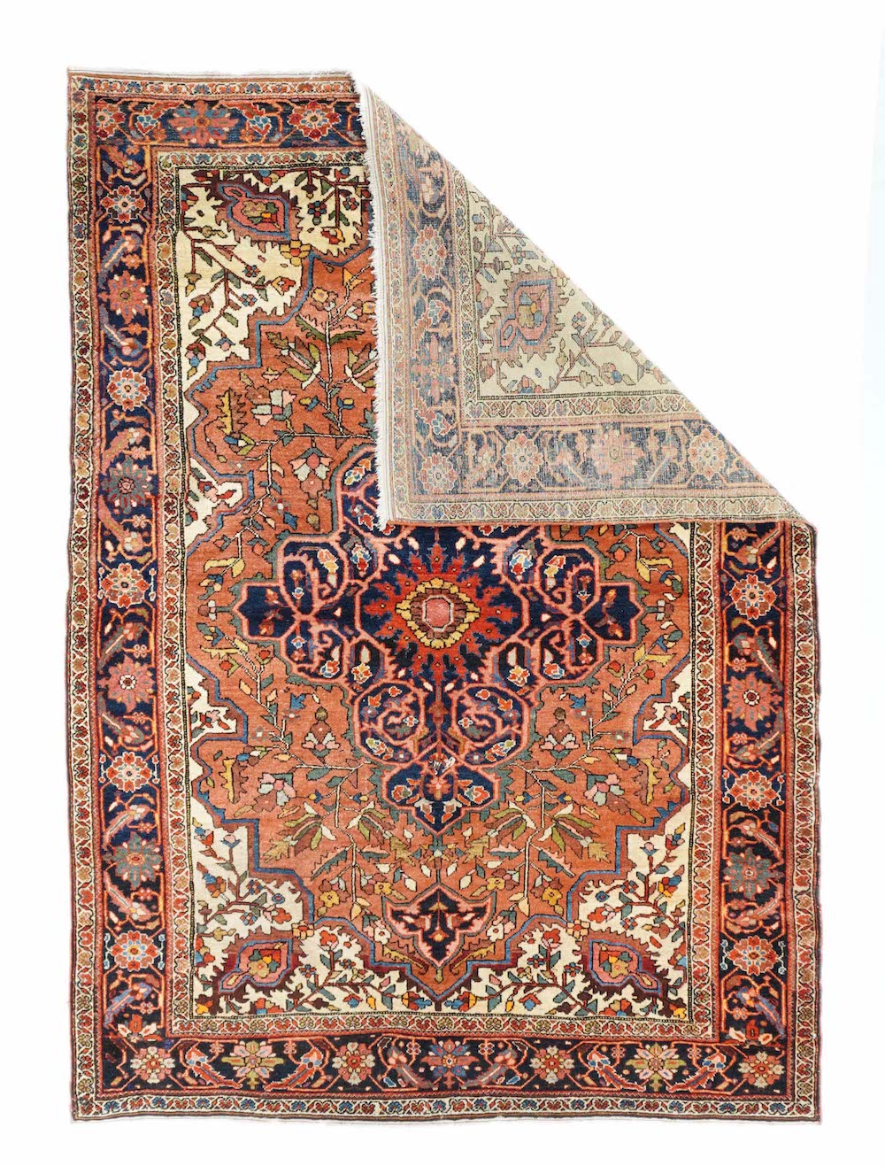 Antique Sarouk Rug 4'7'' x 6'4''