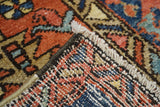 Antique Heriz Rug 3'3'' x 4'2''