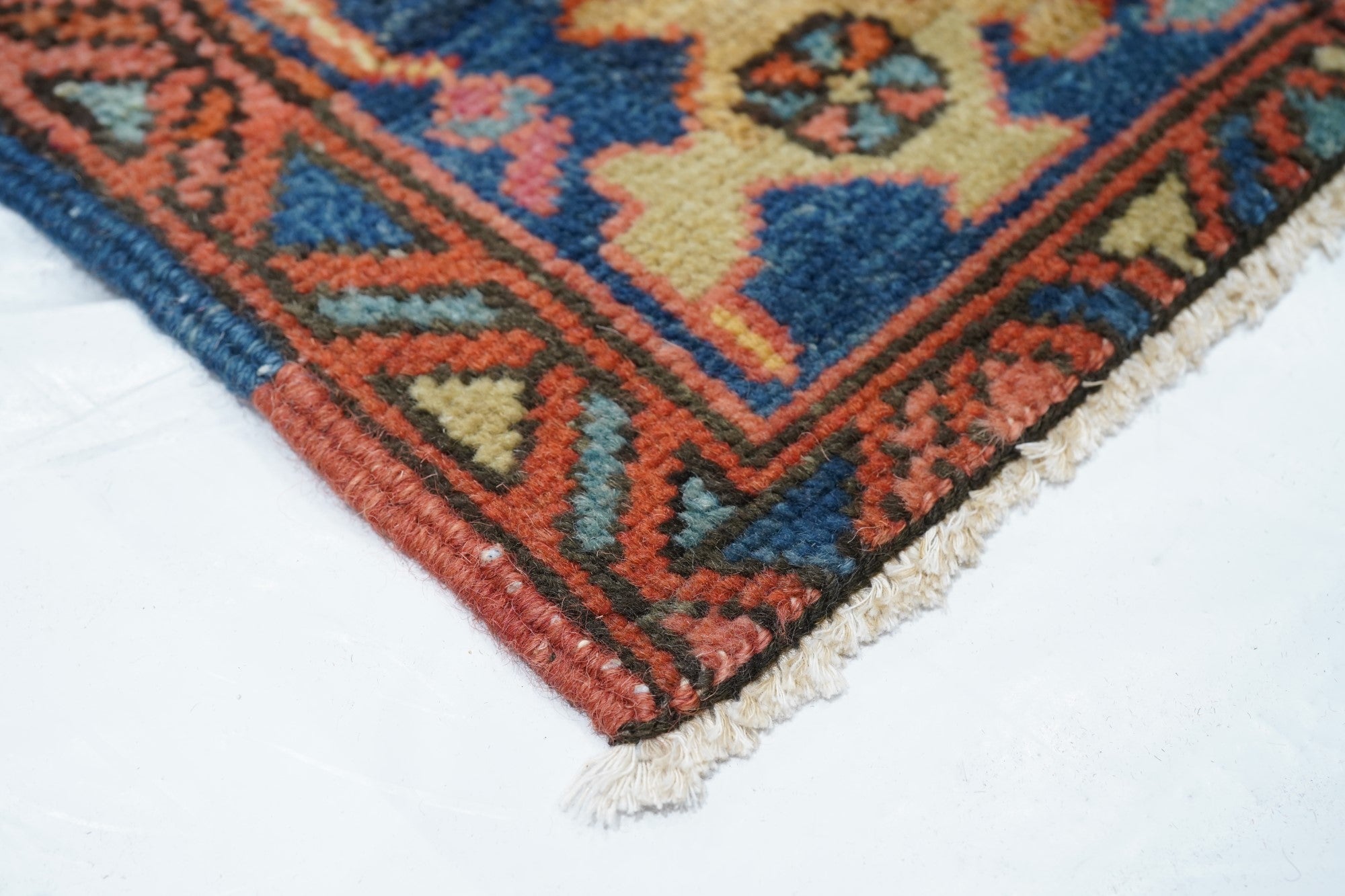 Antique Heriz Rug 3'3'' x 4'2''