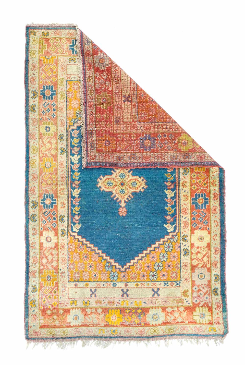 Antique Oushak Rug 3'3'' x 5'0''