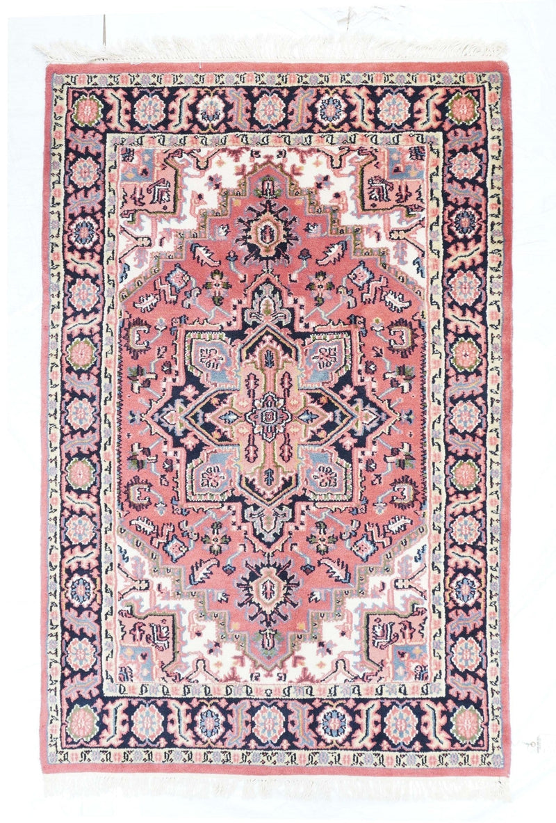 Indian Heriz Rug 3'11'' x 5'11''