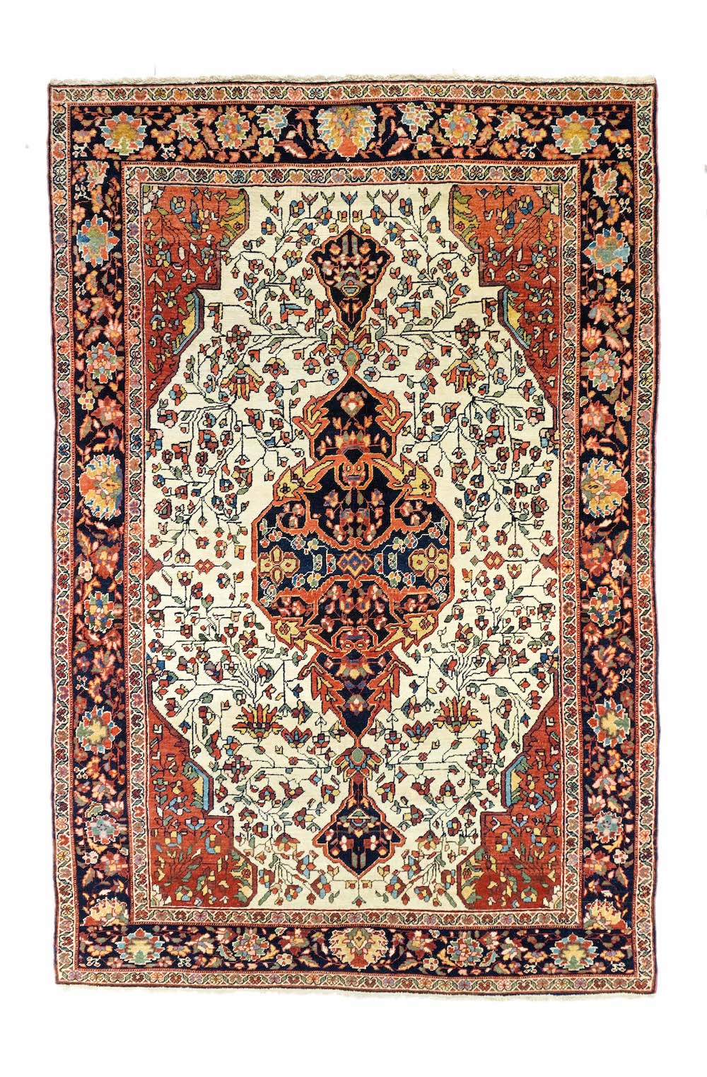 Antique Sarouk Rug 4'3'' x 6'10''