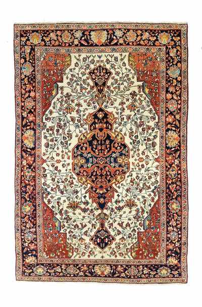 Antique Sarouk Rug 4'3