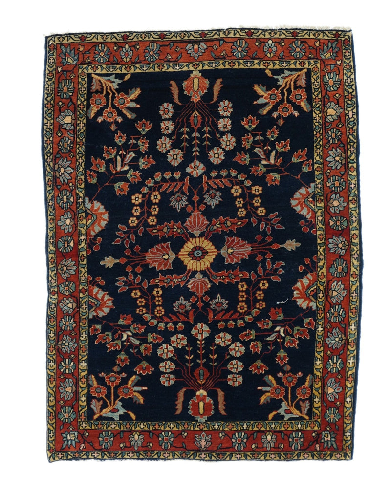 Antique Sarouk Rug 3'7'' x 4'11''
