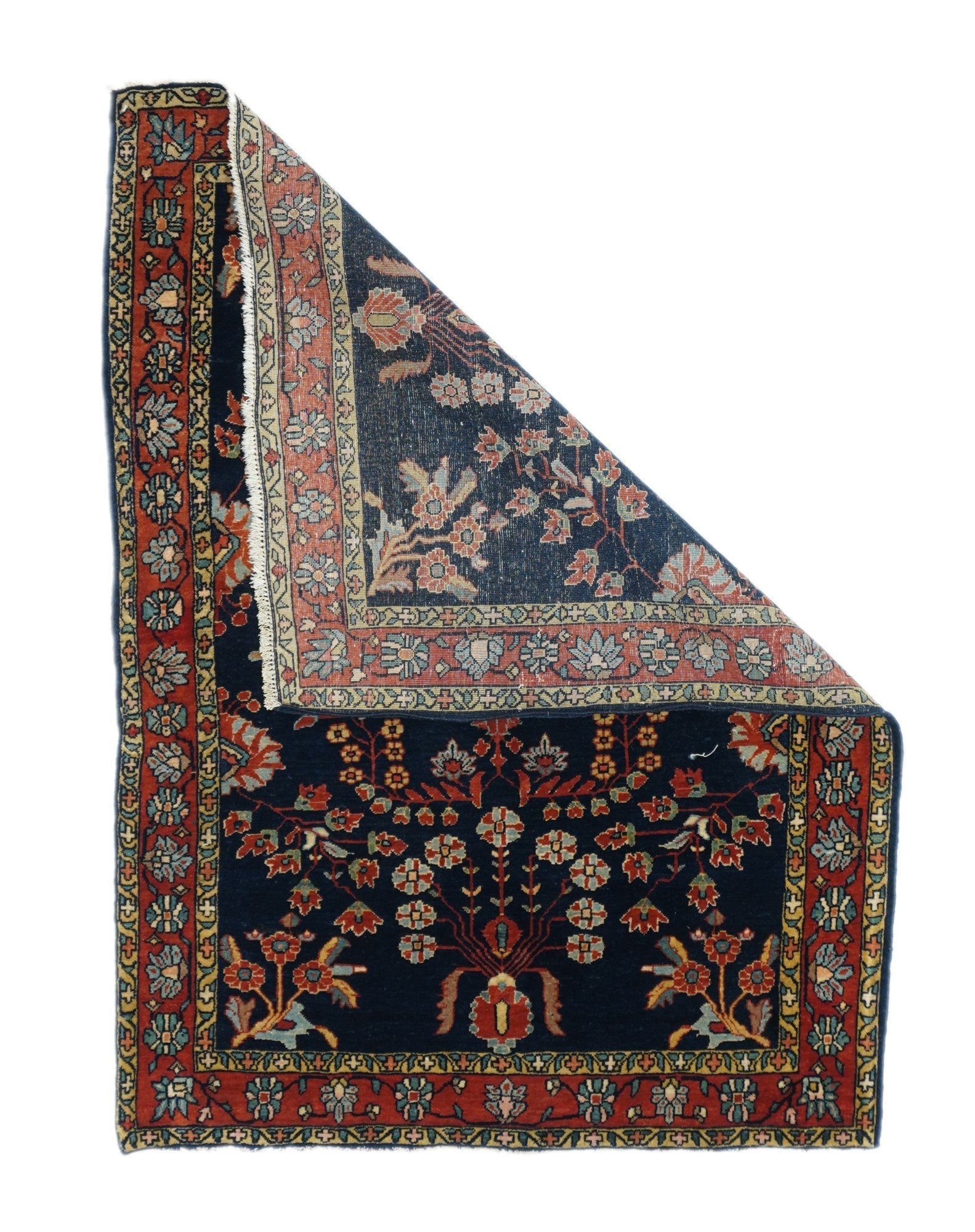 Antique Sarouk Rug 3'7'' x 4'11''