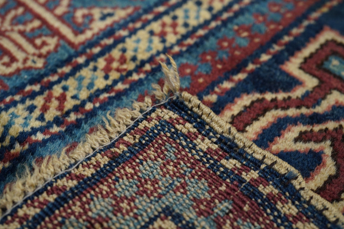 Antique Caucasian Perpedil Rug 3'2'' x 4'3''