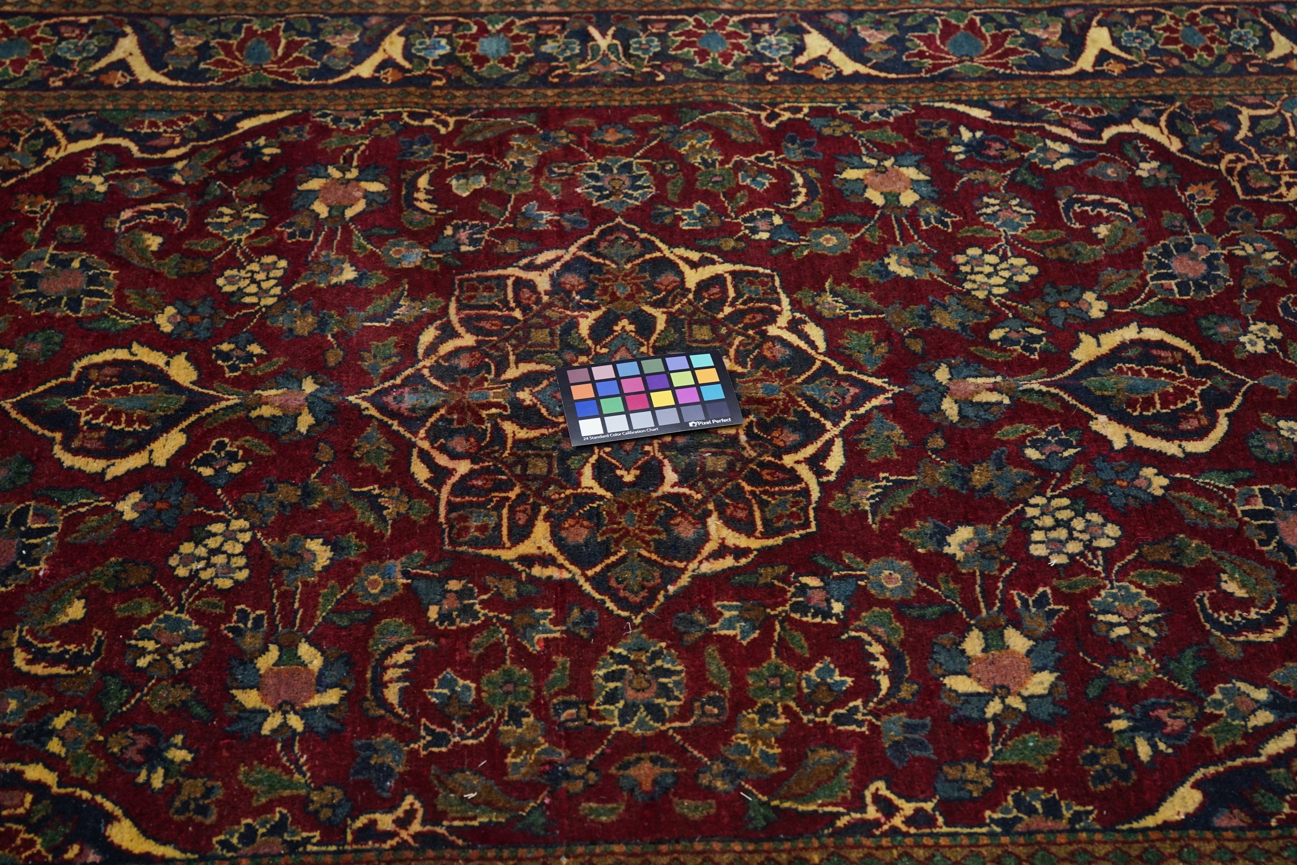 Vintage  Kashan Rug 4'6'' x 6'6''